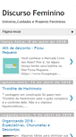 Mobile Screenshot of discursofeminino.com.br
